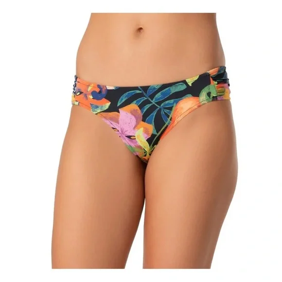 Salinas NWT Textured Blue Cheeky Bikini Swim Suit Set Size Small - Picture 6 of 7